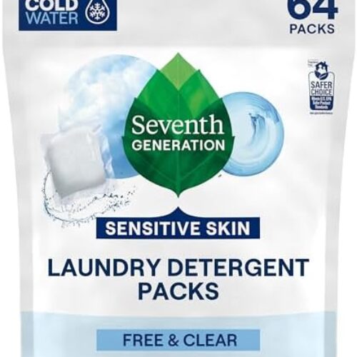 Seventh Generation Laundry Detergent Packs, Free & Clear